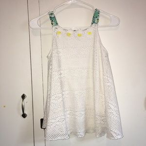 BMG Belle Crochet Overlay Long Shirt Girls